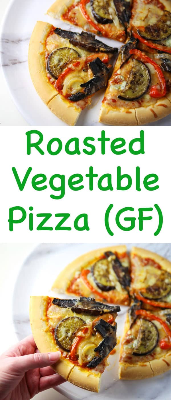 Finally a Roasted Vegetable Pizza that is super delicious and Gluten Free!!