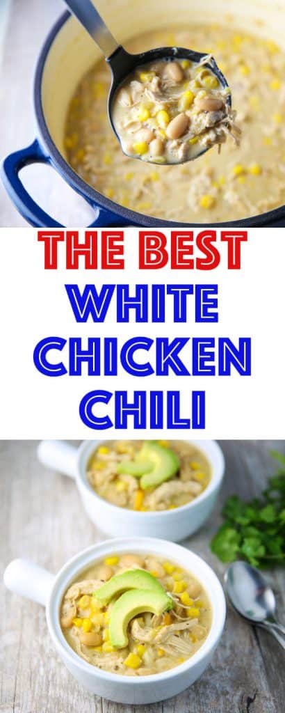 The Best White Chicken Chili - Tastefulventure