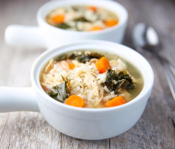 Slow Cooker Chicken and Rice Soup