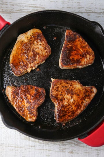 blackened tuna steaks