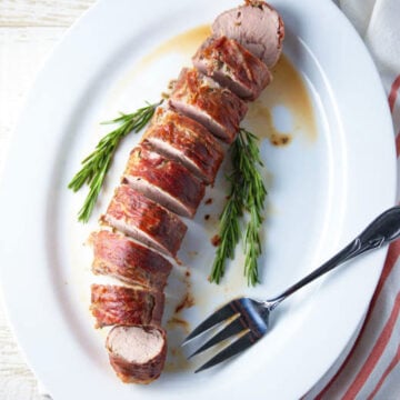 prosciutto wrapped pork tenderloin