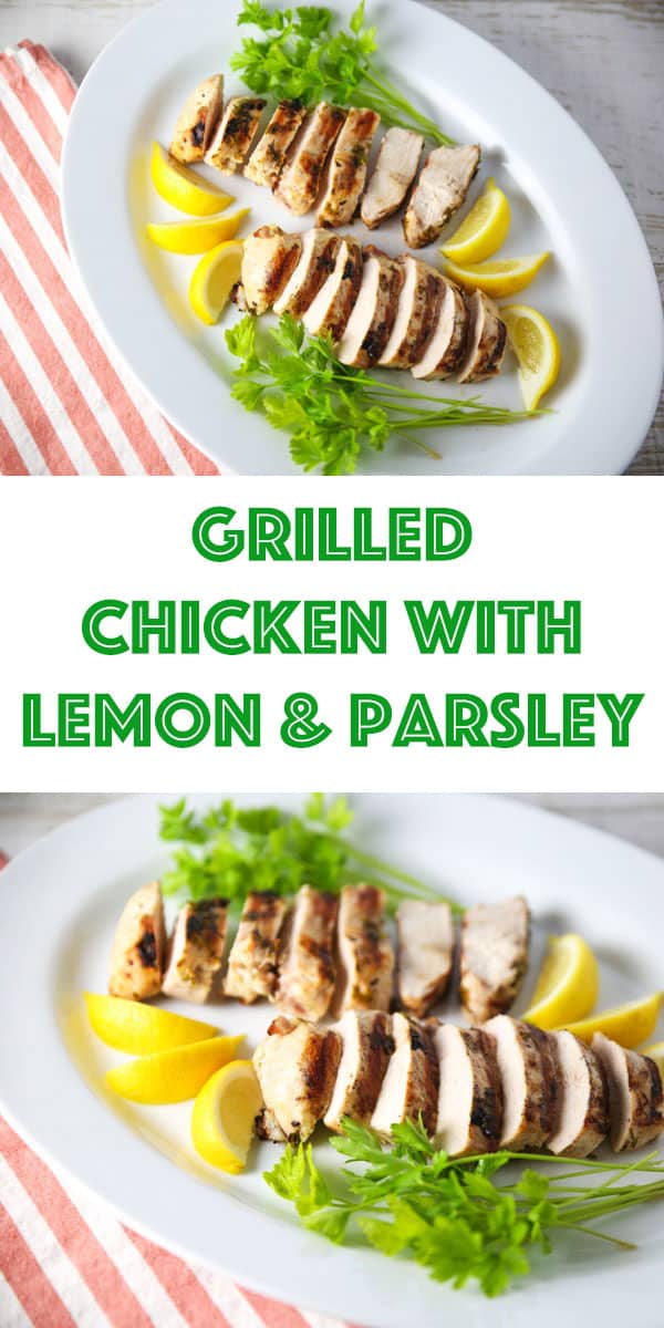 Grilled Chicken with Lemon and Parsley