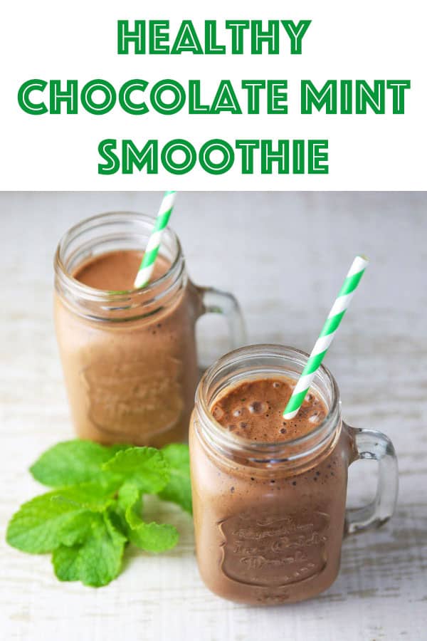 Healthy Chocolate Mint Smoothie