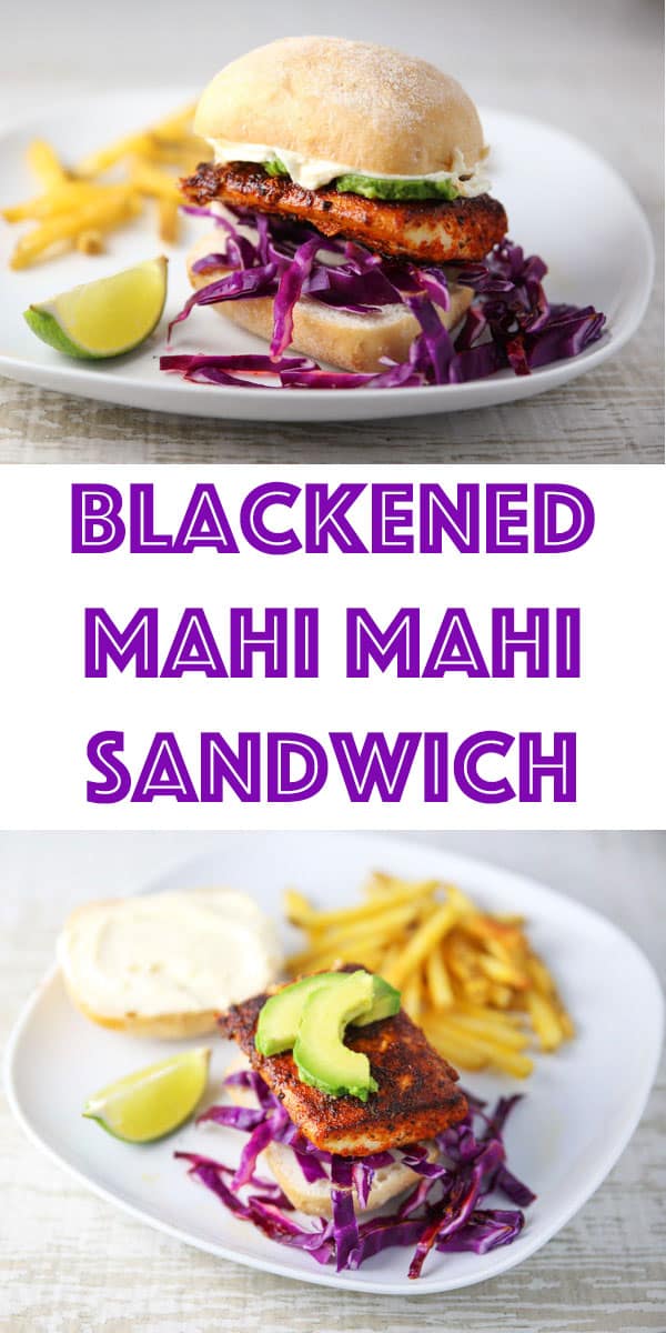 Blackened Mahi Mahi Sandwich