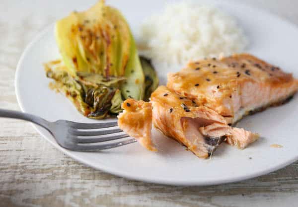 Miso Glazed Salmon with Bok Choy