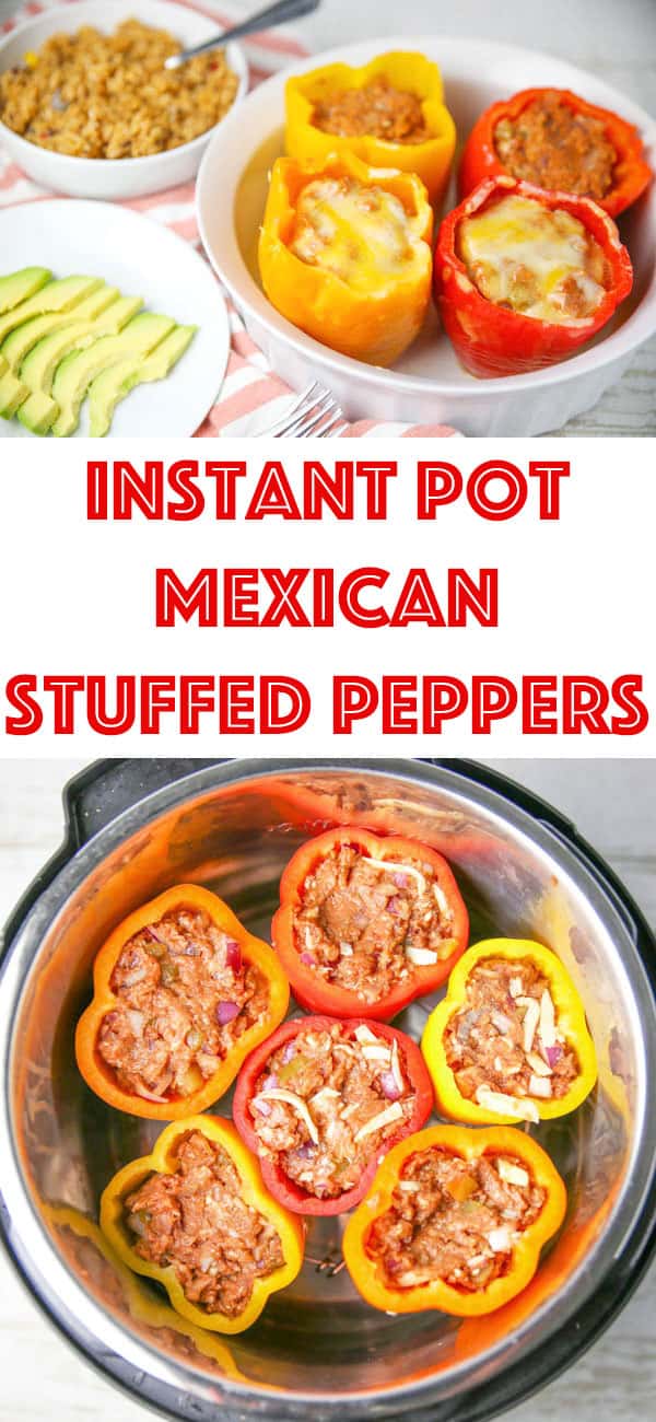Instant Pot Mexican Stuffed Peppers