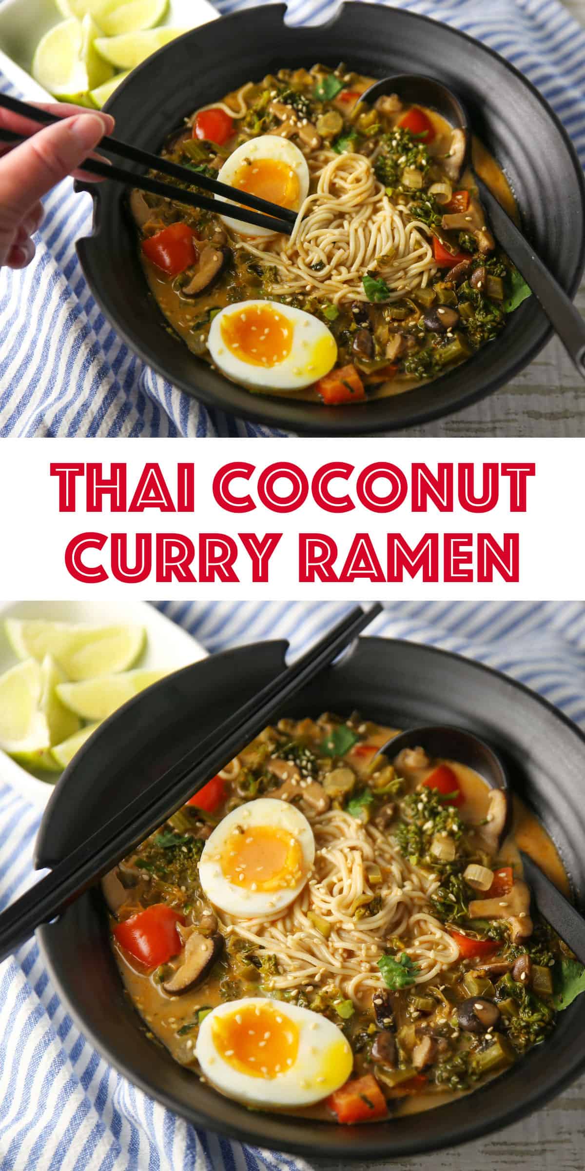 Thai coconut curry ramen