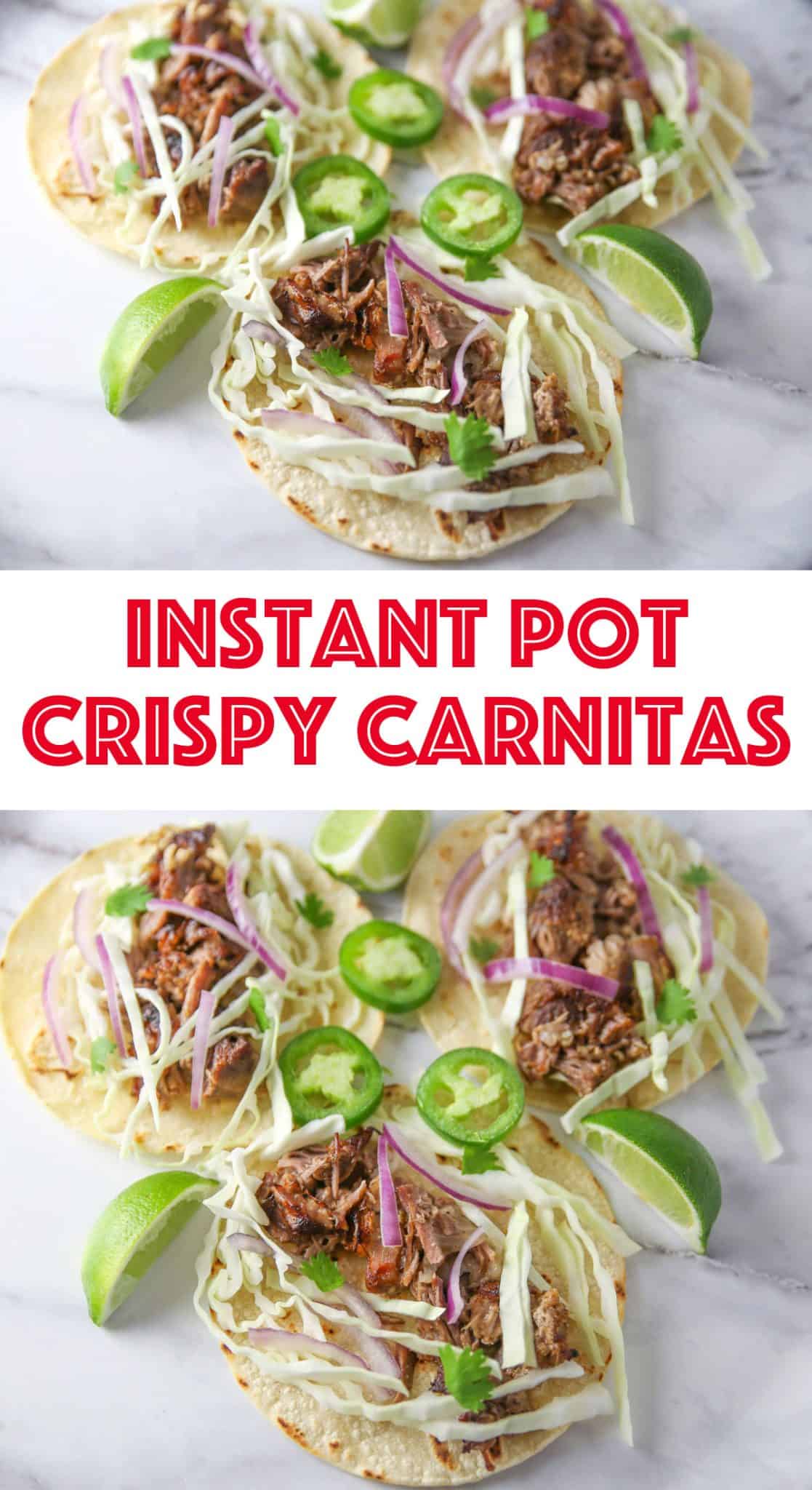 Instant Pot Crispy Carnitas - Tastefulventure