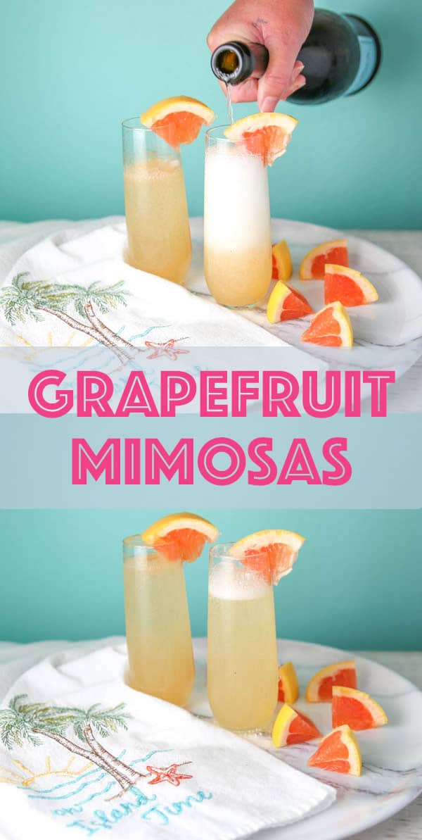 Grapefruit Mimosas