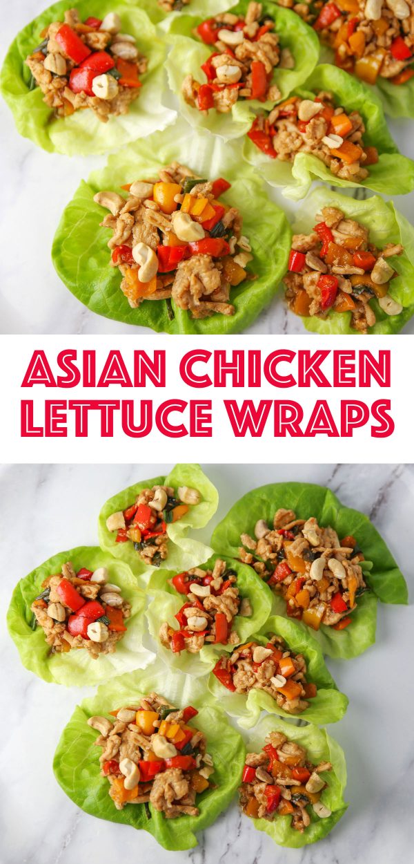Asian Chicken Lettuce Wraps - Tastefulventure