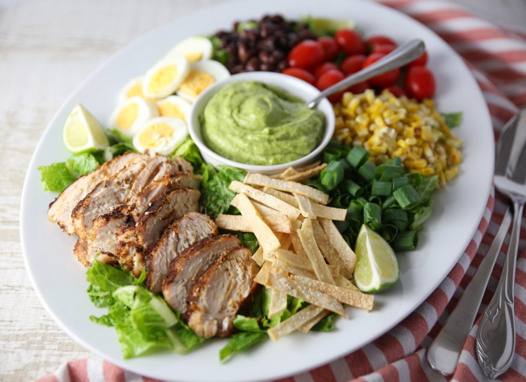 Mexican grilled chicken Cobb Salad