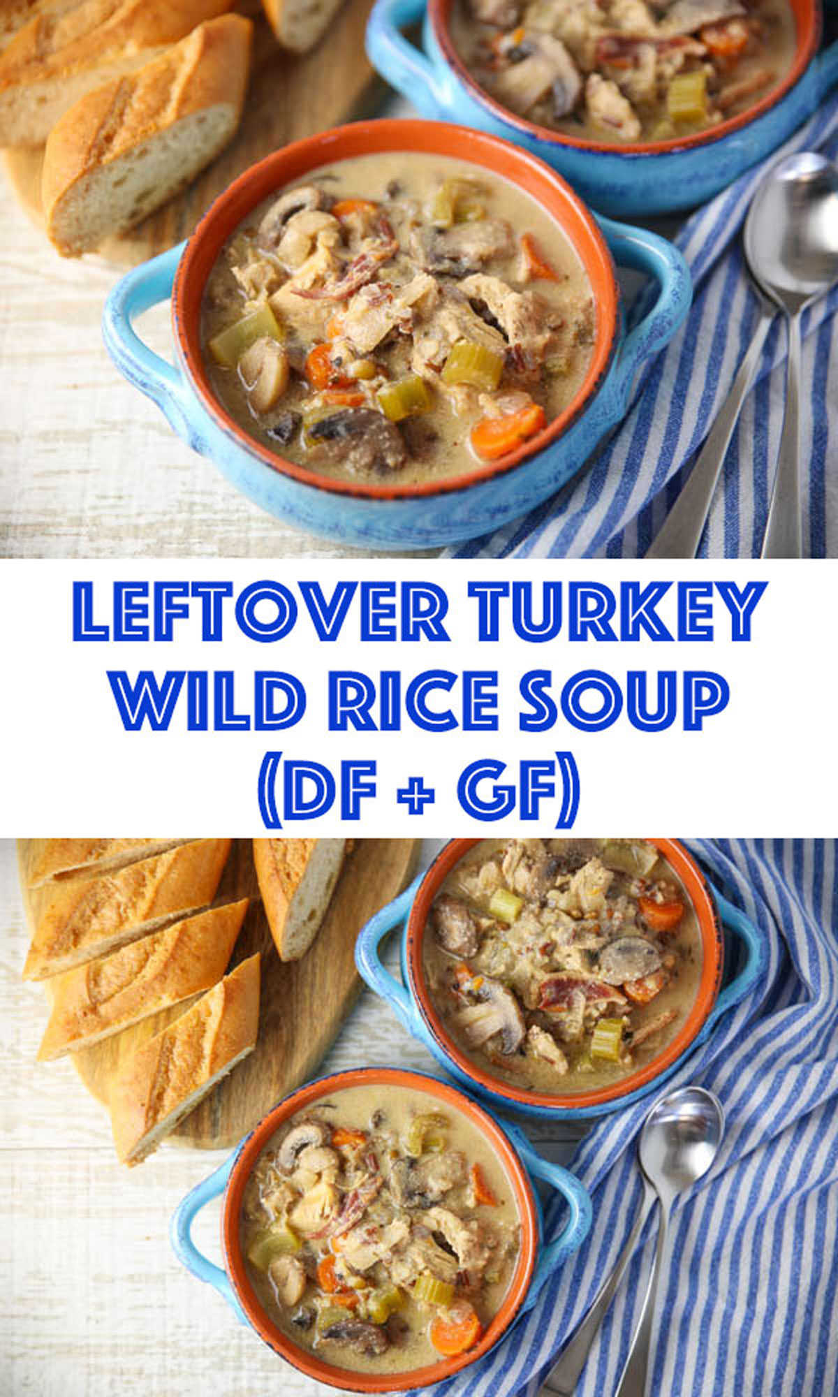 Leftover Turkey Wild Rice Soup