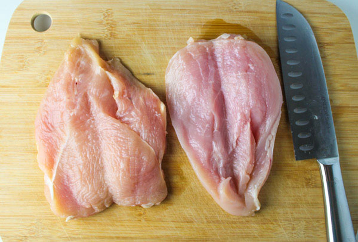 butterflied chicken breasts