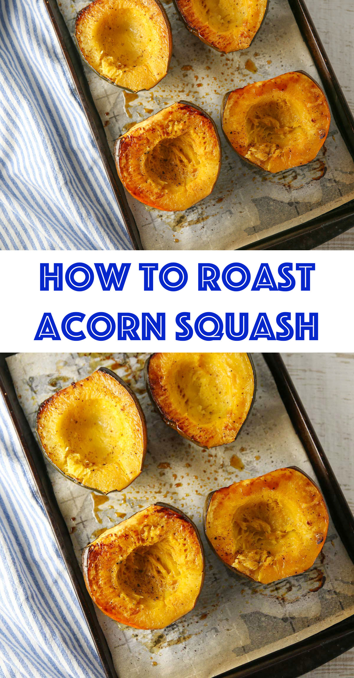 how to roast acorn squash