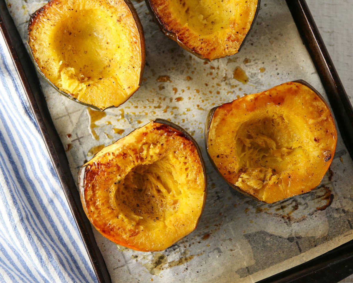 roasted acorn squash