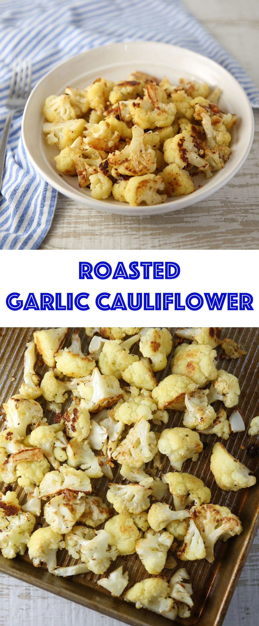 roasted garlic cauliflower