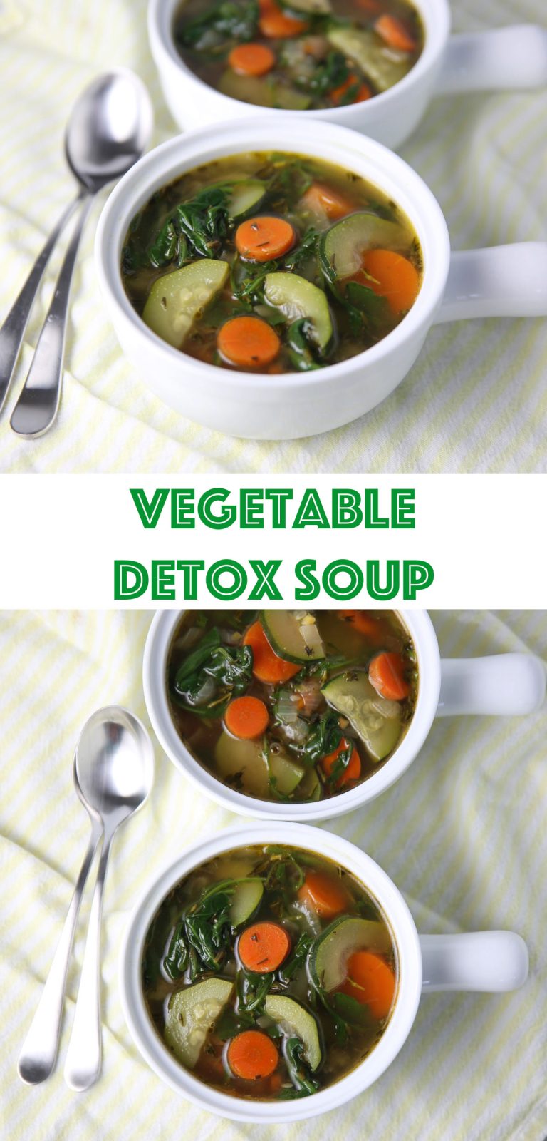 Vegetable Detox Soup - Tastefulventure