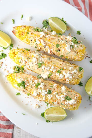 Grilled Mexican Street Corn